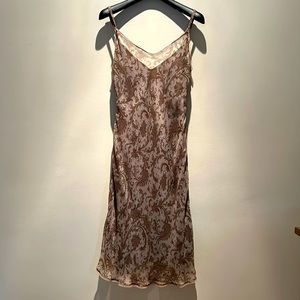 Betsey Johnson silk slip dress